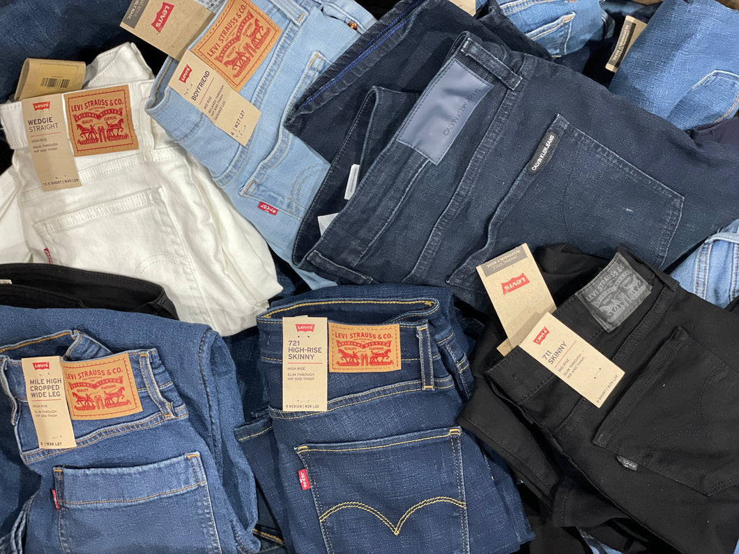 JEANS MARCA DAMA - 40 PIEZAS